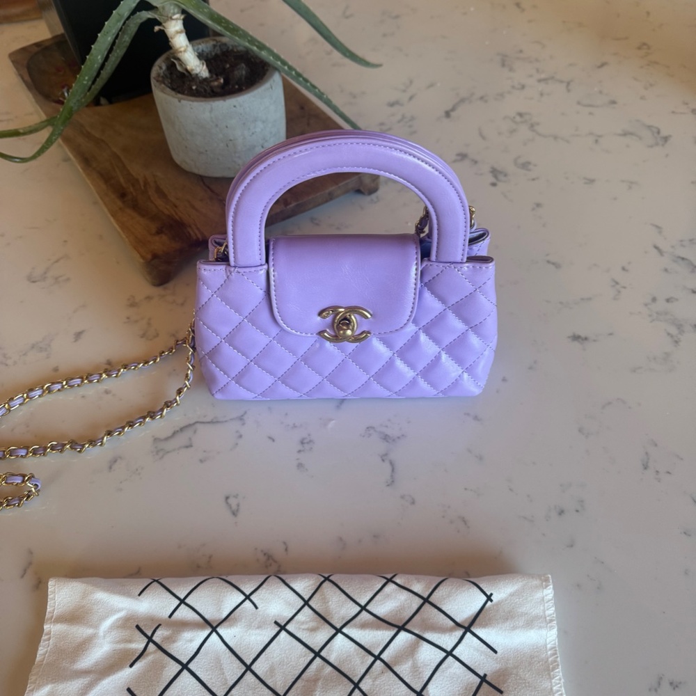 LUXURY DESIGNER WOMEN'S PURPLE PURSE BRAND NEW - Picture 5 of 10